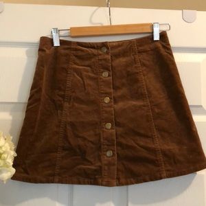 Corduroy skirt